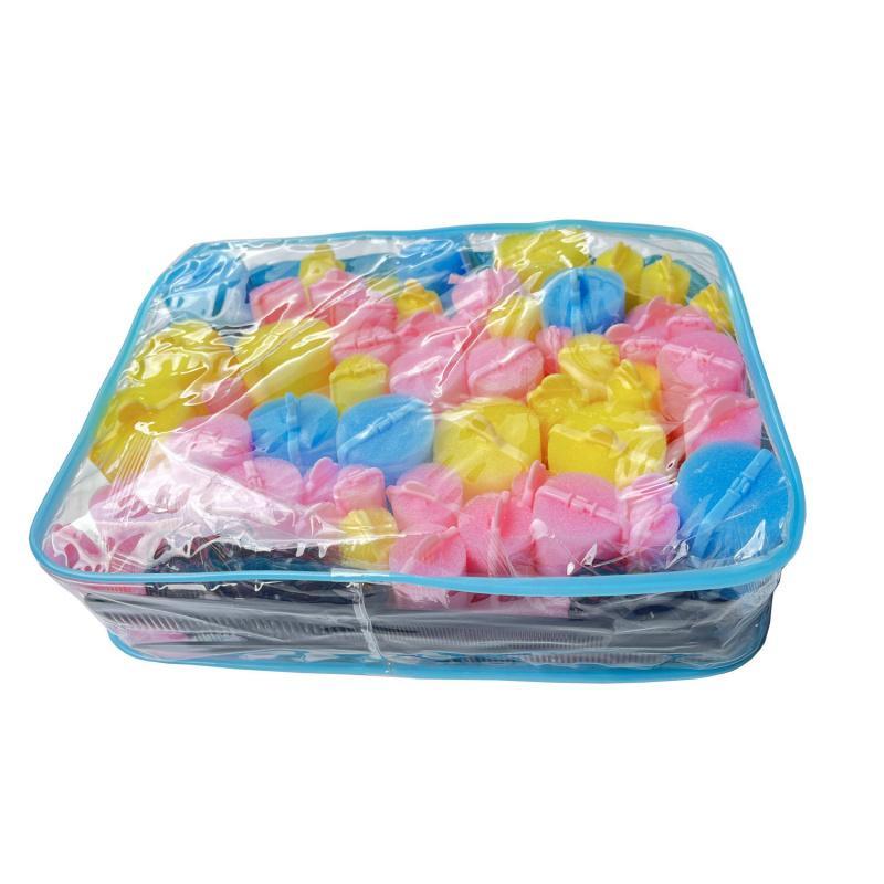 58PCS Heatless Foam Hair Rollers Set, Heatless Curlers, Heatless Curling Set, Non-Damaging Styling Tool for Women and Girls, Travel-Friendly Hair Care Accessories