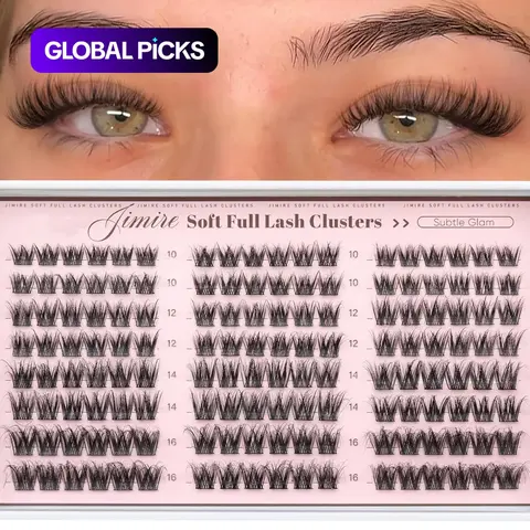 Fluffy Eyelash Clusters, Fine Eyelash Clusters 10-16mm, Natural CC Curl, Single Fiber Lashes, 168 Pieces, DIY Eyelash Extensions, DIY False Eyelashes #GLOBAL PICKS