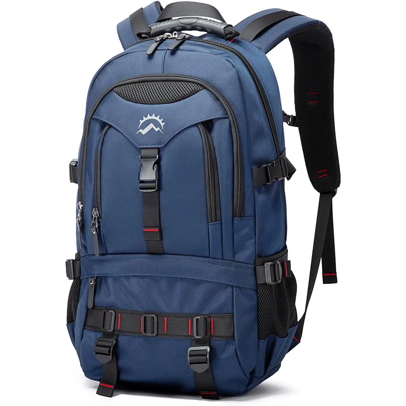 Unisex Travel Backpack - Airline Approved, 17.3in Laptop Pocket, Nylon Oxford Material, Adjustable Straps for Outdoor Camping & Business Travel