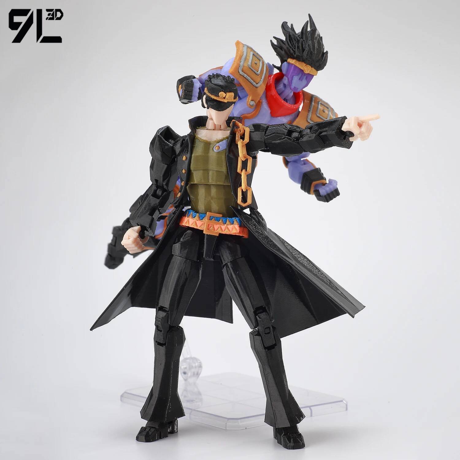 9L3D Printed JoJo's Lucky 13 Dummy 13 Titan 13 T13 Multi-Jointed Action Figures Collection Hobby Model Ornaments Boys Toys Gifts