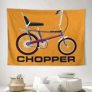 1pc Chopper MK2, UV Daily Aesthetic Living Room Tapestry - Iconic Decorative Piece for Modern Home Decor