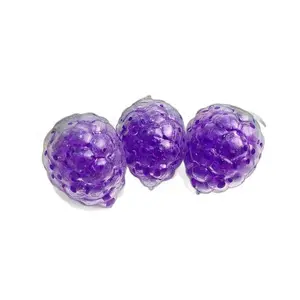 TPR Strawberry/Grape/Watermelon Fruit Serie Water Bead Toy Funny Squeeze Ball Stress Relief Sensory Toy Squishy Fidget Kids Gift