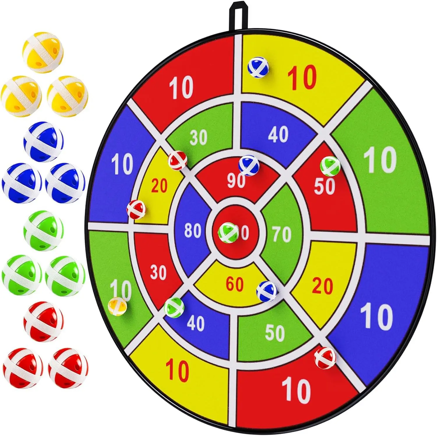 29" Large Dart Board for Kids, Kids Dart Board with Sticky Balls, Boys Toys, Indoor/Sport Outdoor Fun Party Play Game Toys, Birthday Gifts for 3 4 5 6 7 8 9 10 11 12 Year Old Boys Girls