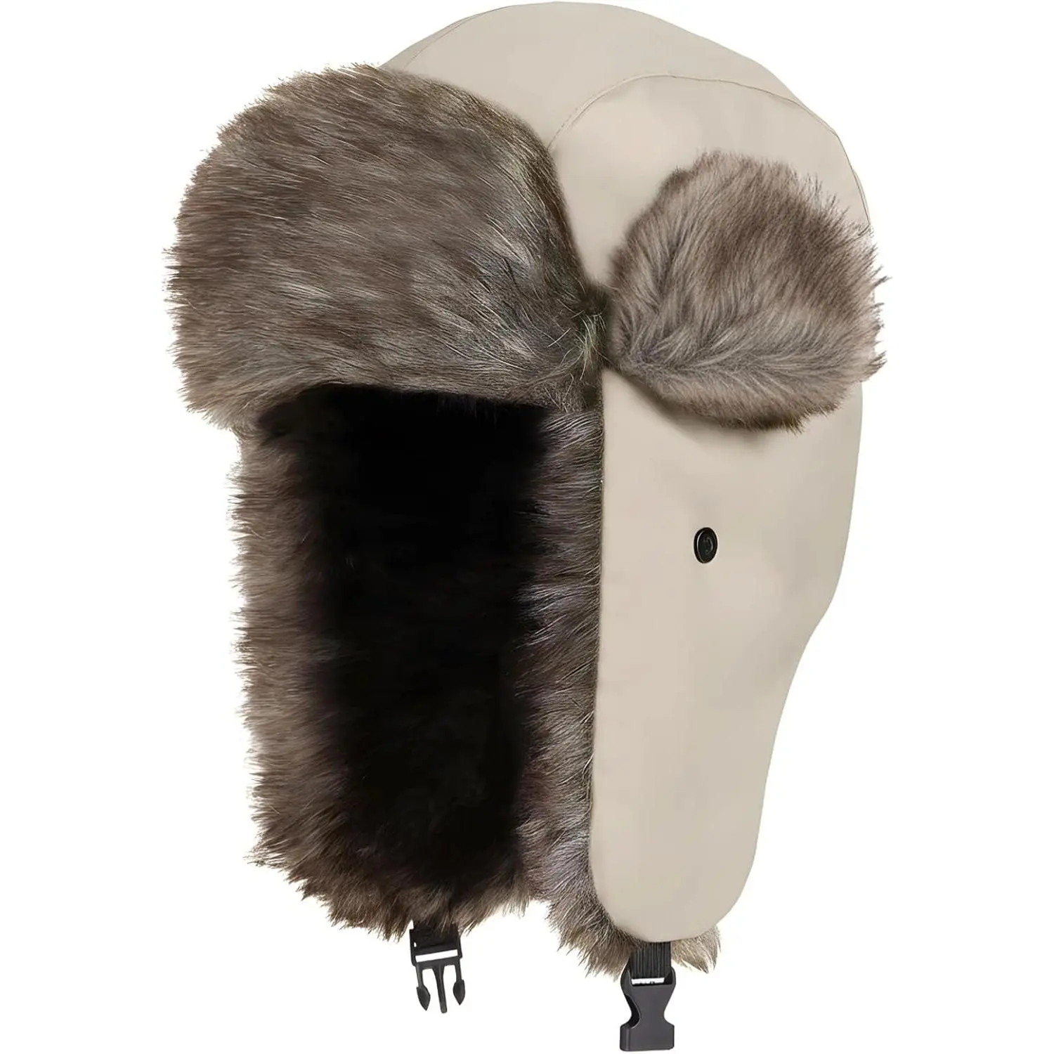 Cozy Plush Winter Hats Men Women Trapper Trooper Hat with Earflaps Windproof Russian Ushanka Hats Outdoor Skiing Cap