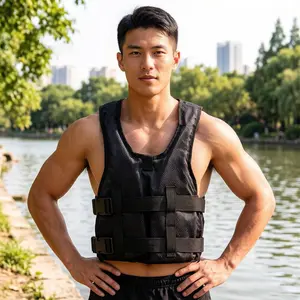 Adjustable Safety Life Jacket, Breathable Buoyancy Vest with Quick-Release Buckle, Ideal for Water Sports, Swimming, Kayaking