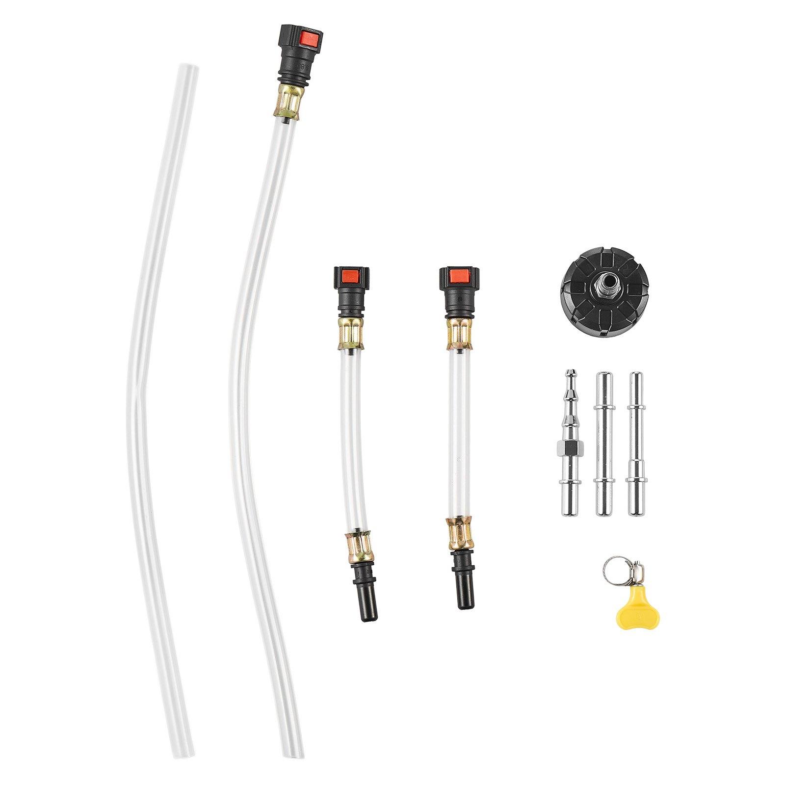 VEVOR 1500CC Fluid Extractor, Manual Automotive Fluid Pump Extractor, Oil Syringe with Long Hose and Extension Tubes Easy Oil Change, Suction Pump for Lawn Mowers Cars Ships Golf Carts Motorcycles