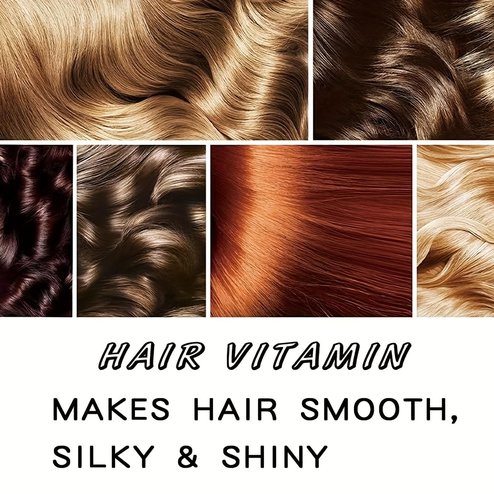 Single bottle of hair care vitamin capsules, moisturizing leave-in hair oil with argan oil, unisex hair care product, natural formula, not for consumption!