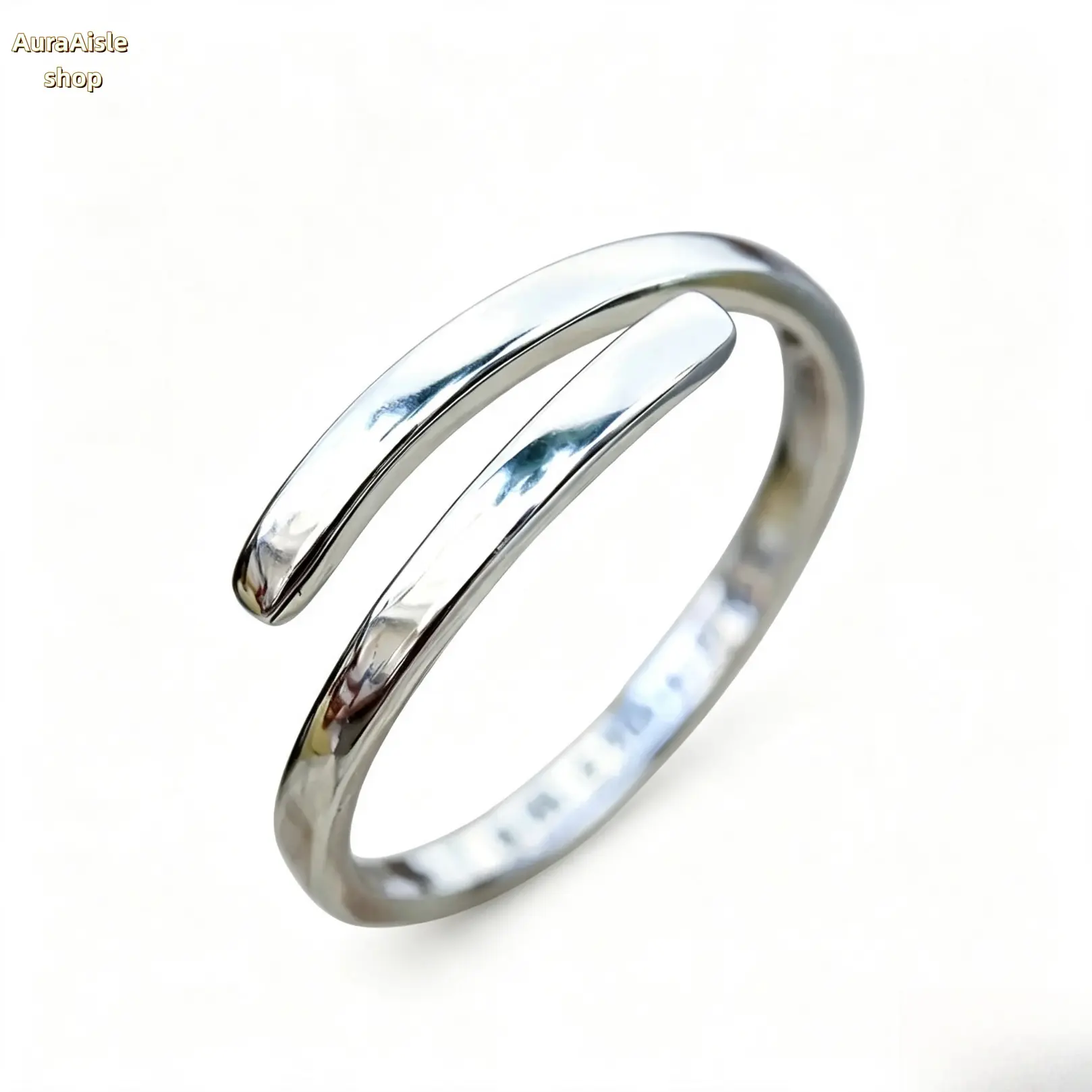 Minimalist Open Cuff Ring, Adjustable Wrap‑Around Band Ring, Fashion Statement Jewelry, Versatile Daily Wear Accessory, Thoughtful Gift For Teens, Girls And Women