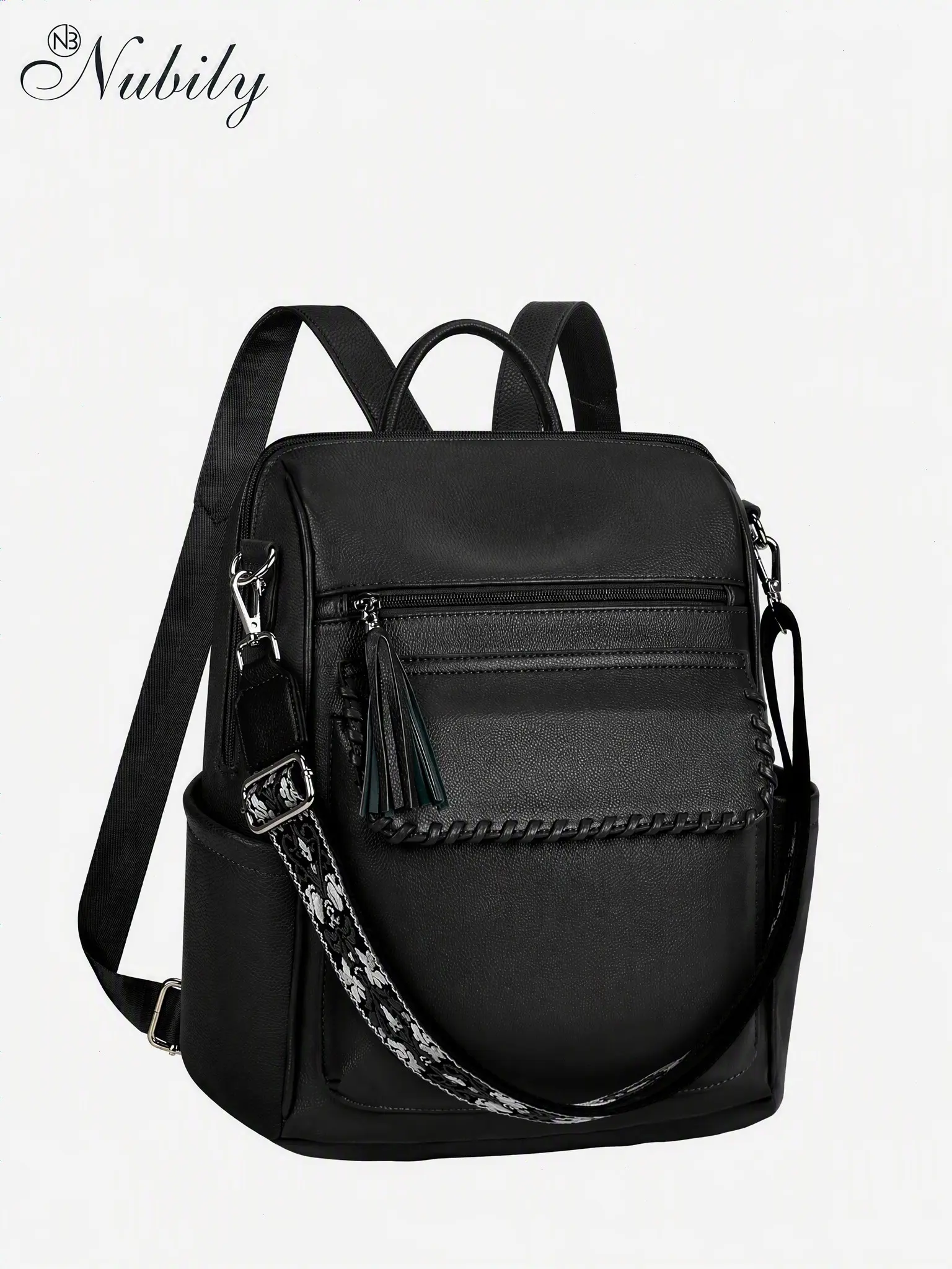 Women's Leather Designer Backpack Purse, Stylish Shoulder Bag for Travel, Fashionable Backpack for Ladies, Trendy Accessory for Daily Use