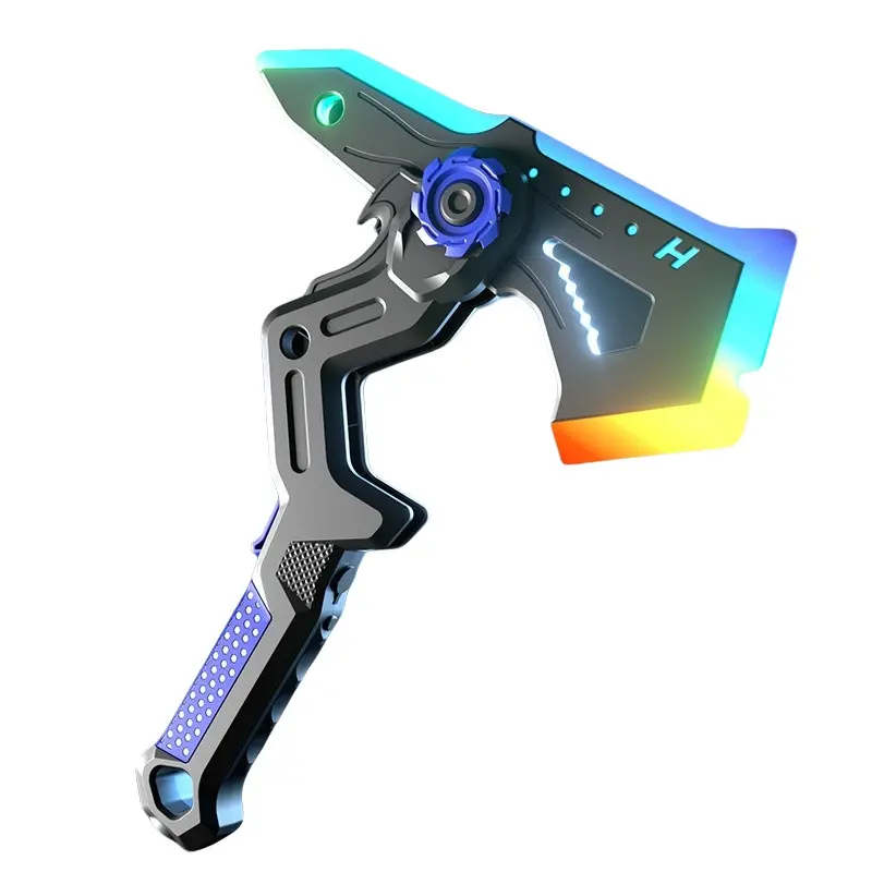 RGB Light Sword Toy, Transformable Dual-Mode Laser Axe, Unisex Gift, Perfect Birthday Present, Kids' Favorite Toy