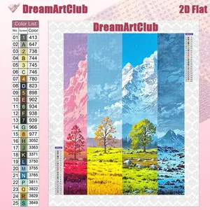 Diamond Art Painting Kits for Adults,Landscape 5D Diamond Painting DIY Full Round Diamond Home Wall Decor Birthday Gifts 20x20in