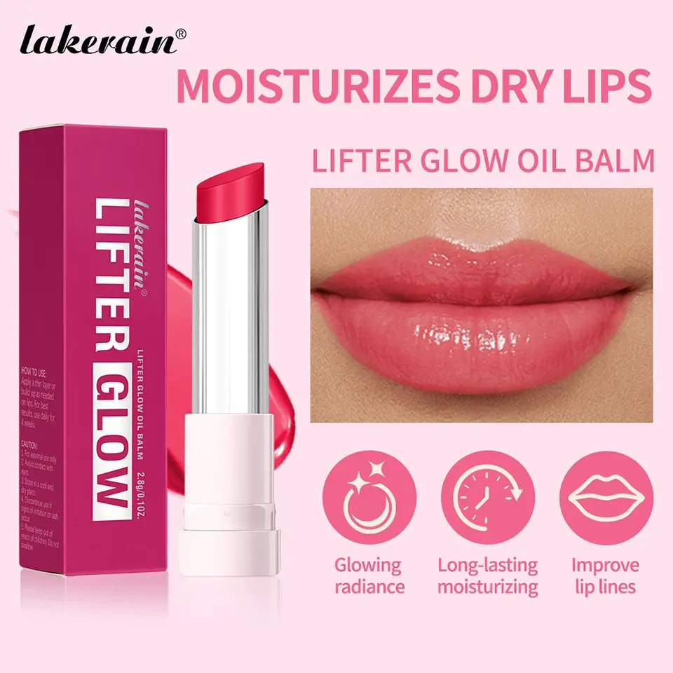 Lifterglow Glossy Lipstick, Hydrating and Moisturizing, Brightening Lip Makeup, Daily Colored Lip Balm, Long-Lasting Shine, Radiant