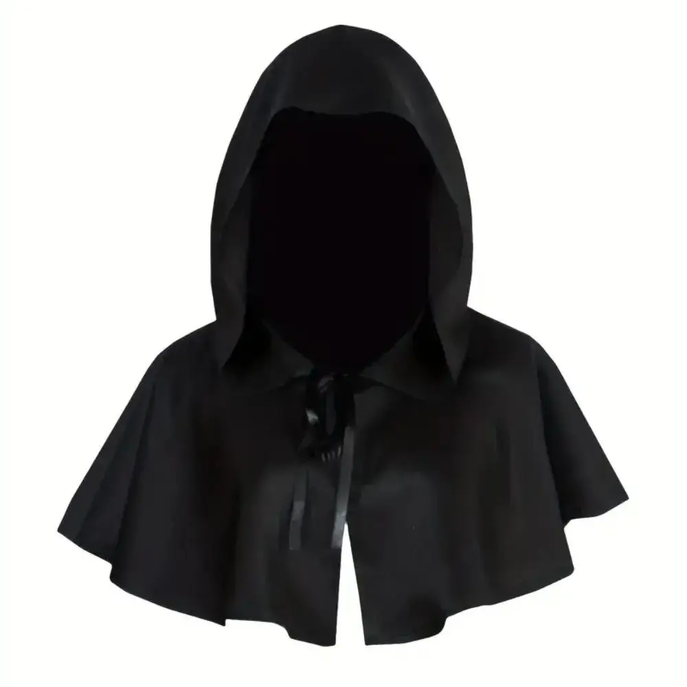 Women's Medieval Hooded Cape for Halloween & Cosplay, Stage Performance Costume Accessory, Party Supplies, Ladies Clothing