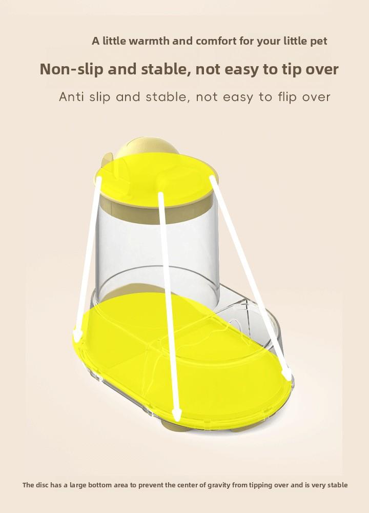 Automatic Hamster Feeder Large Capacity Pet Food Dispenser for Gerbils Guinea Pigs Rabbits Squirrels Hedgehogs Small Animal Supplies