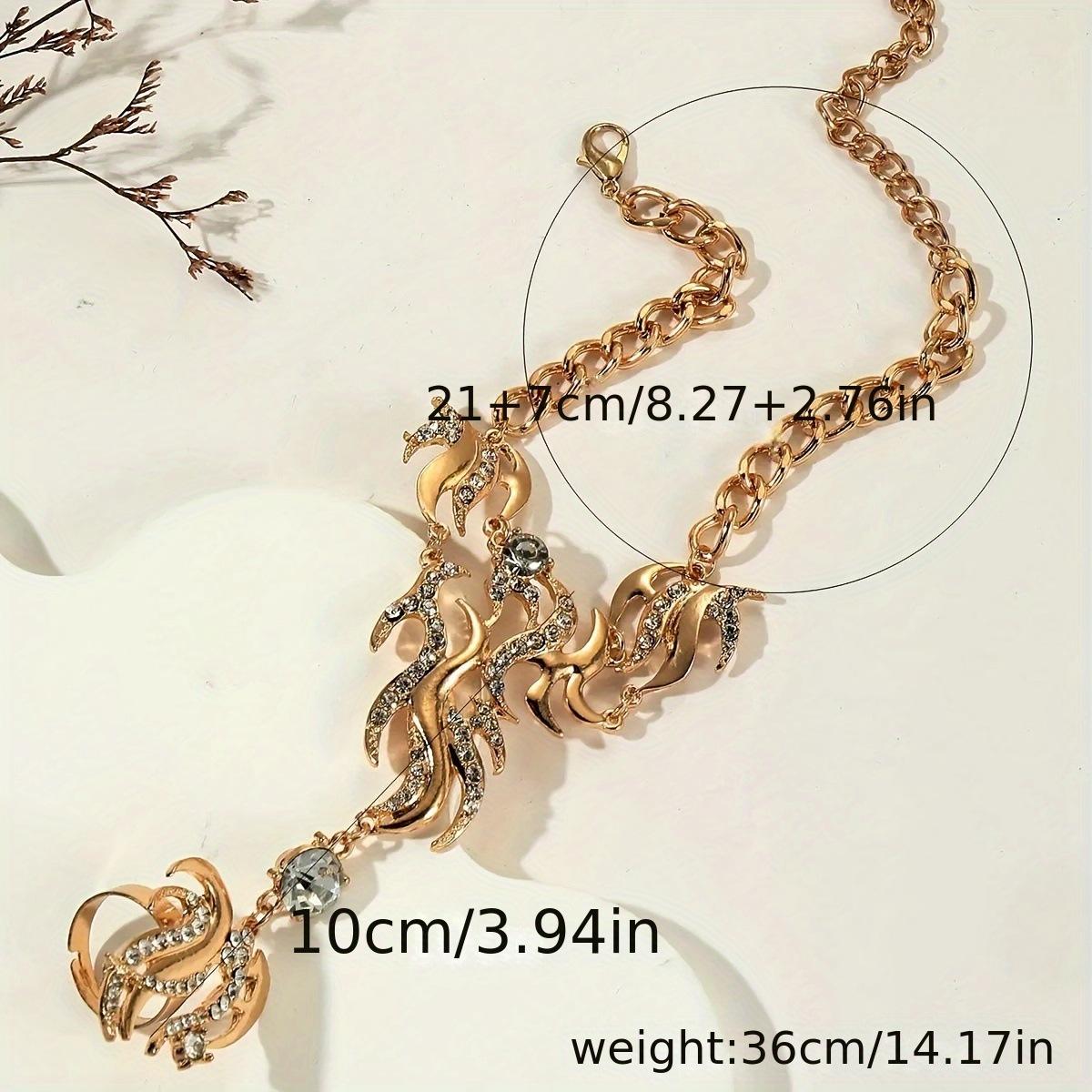 Women Bohemian Hand Back Chain With Finger Connector Fashion European American Design Versatile Hand Jewelry For Daily And Party Wear