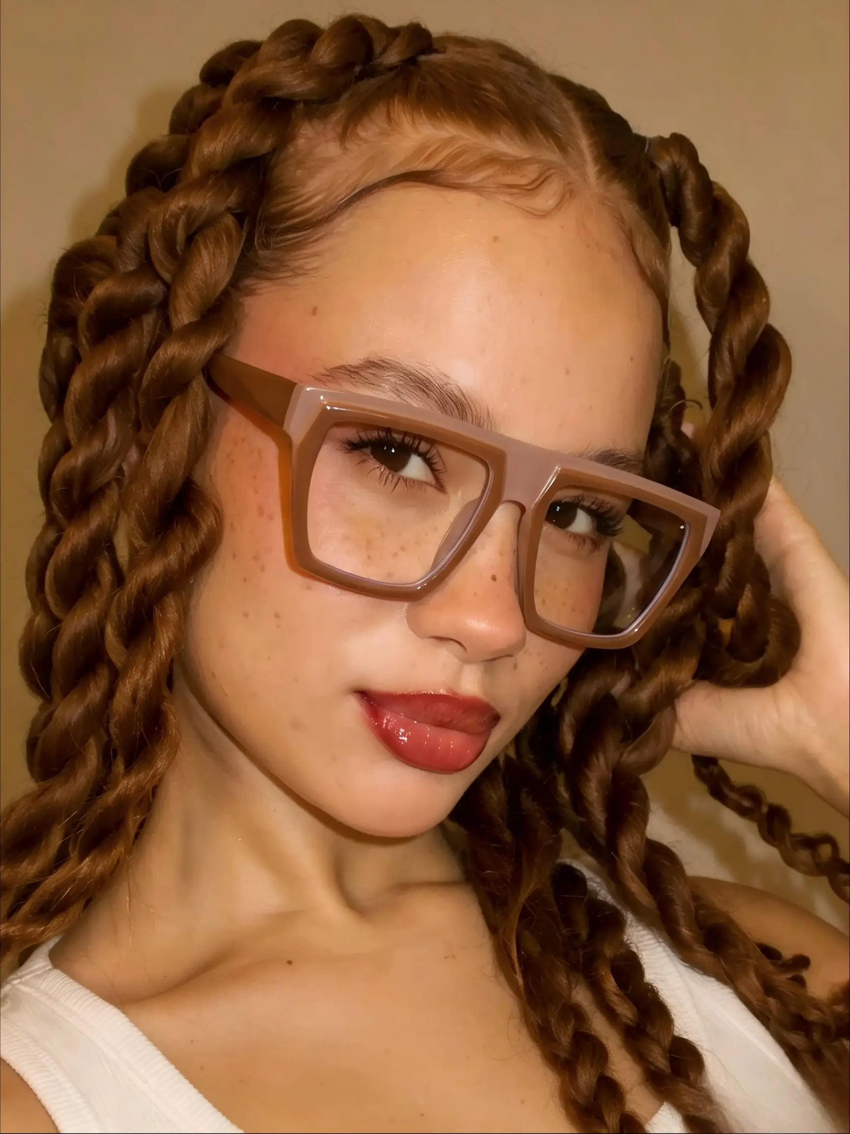Fashion Unisex Square Decorative Flat Optical Glasses Frames Modern European Style Versatile Clear Lens Eyewear Accessories