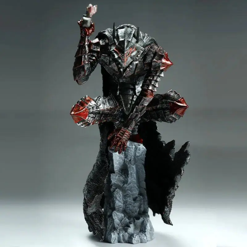 Berserk Mad Warrior Worn Battle Damaged Version Action Figure Model Statue Sword Wind Legend Collectible Toys Acg Decoration