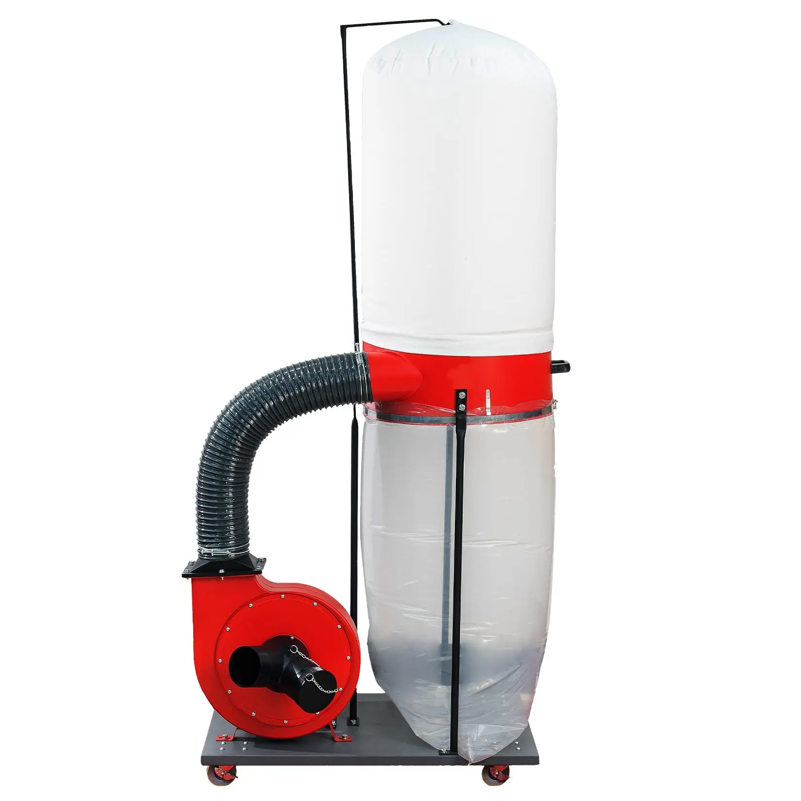 Garvee Heavy-Duty 1500W (2HP) Vertical Dust Collector for Carpentry with 35-Gallon Bag, Mobile Base, and Wall-Mount Option, Professional Dust Collection System