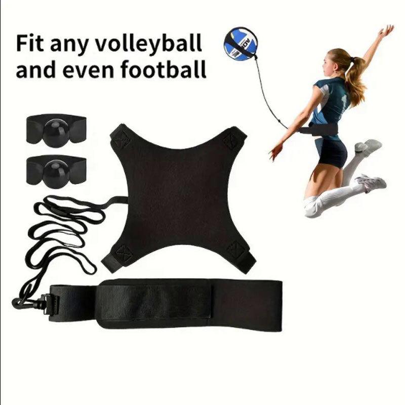 Volleyball Rebound Training Belt with Elastic Cord - Solo Practice Tool for Serving, Spiking, Setting & Defense - Perfect for Beginners to Correct Form, Great Gift for Volleyball Enthusiasts