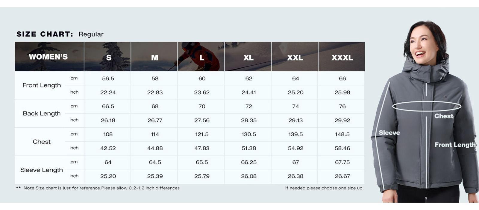 CAMEL Women's Ski Jacket - Winter Thick Warm Windproof Waterproof Snow Coat for Women-Ski Jackets For Women-Women's Winter Coat-Chest Zipper Style Outdoor Apparel Athletic Techwear Fitness Top CAMEL Women's Ski Jacket - Winter Thick Warm Windproof Waterproof Snow Coat for Women-Ski Jackets For Women-Women's Winter Coat-Chest Zipper Style Outdoor Apparel Athletic Techwear Fitness Top