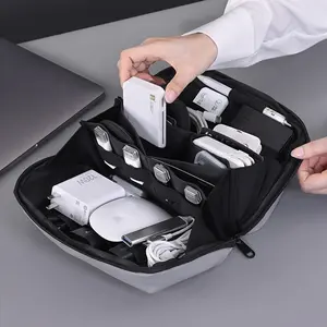 Digital Storage Bag for Travel, Data Cable Charger, Electronics Device Hard Drive Protection, Essential Gear for On-The-Go Use