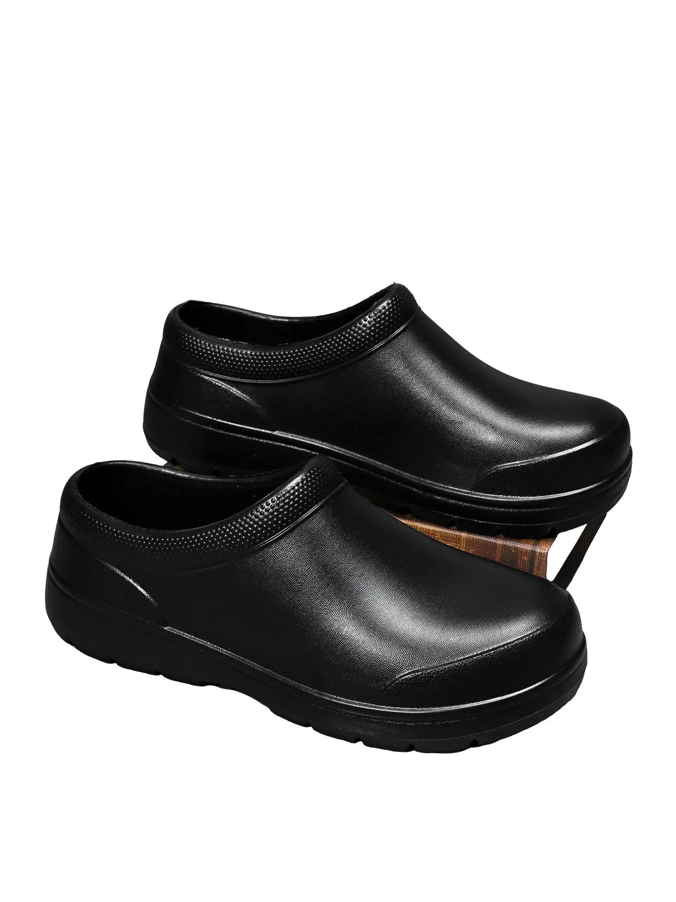Unisex Outdoor Slip-Resistant Walking Shoes, One-Step Waterproof Chef Shoes, Chef Footwear, Durable Comfortable Work Shoes for Food Industry Professionals, Kitchen Clogs