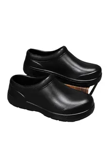 Unisex Outdoor Slip-Resistant Walking Shoes, One-Step Waterproof Chef Shoes, Durable Comfortable Work Shoes for Food Industry Professionals, Kitchen Clogs