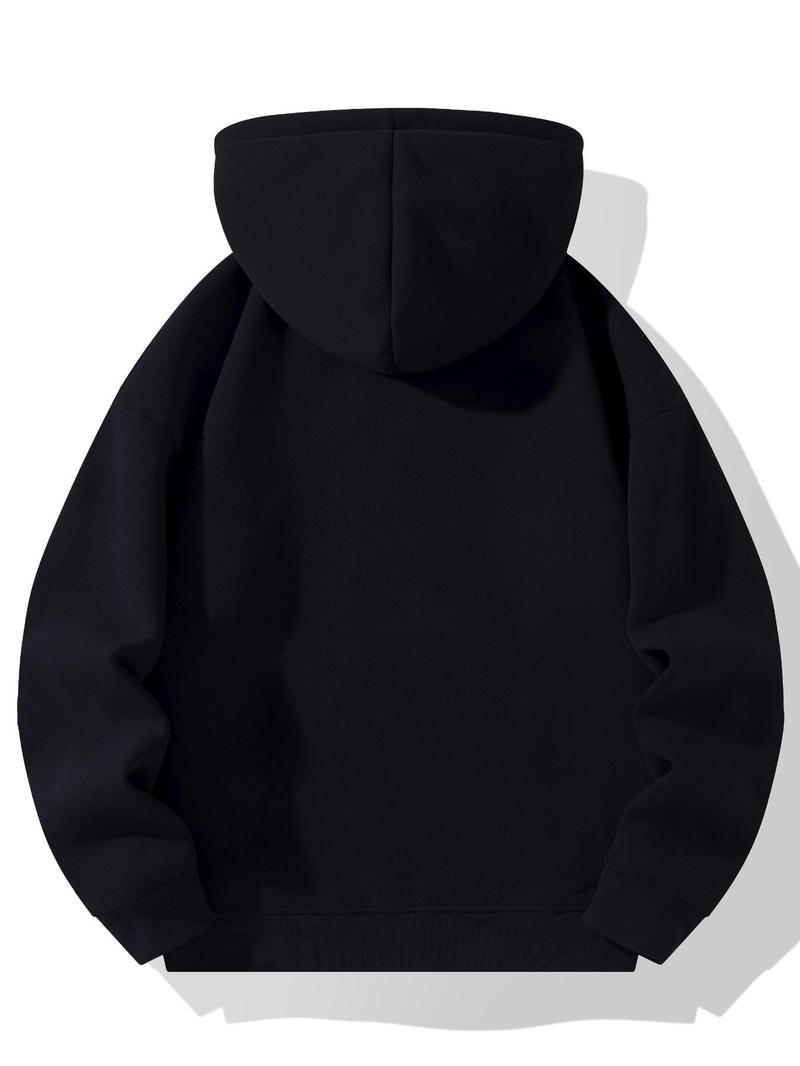 2 Counts Men's Solid Zipper Set, Streetwear Casual Wear Knitted Long Sleeve Hoodie & Drawstring Pocket Sweatpants Suits for Fall Winter, Fashion Cozy Men's Outfits Overalls for Daily Wear Grey Sweatshirt Guy Poser Hoodie, Sets for Men Clothing, Menswear