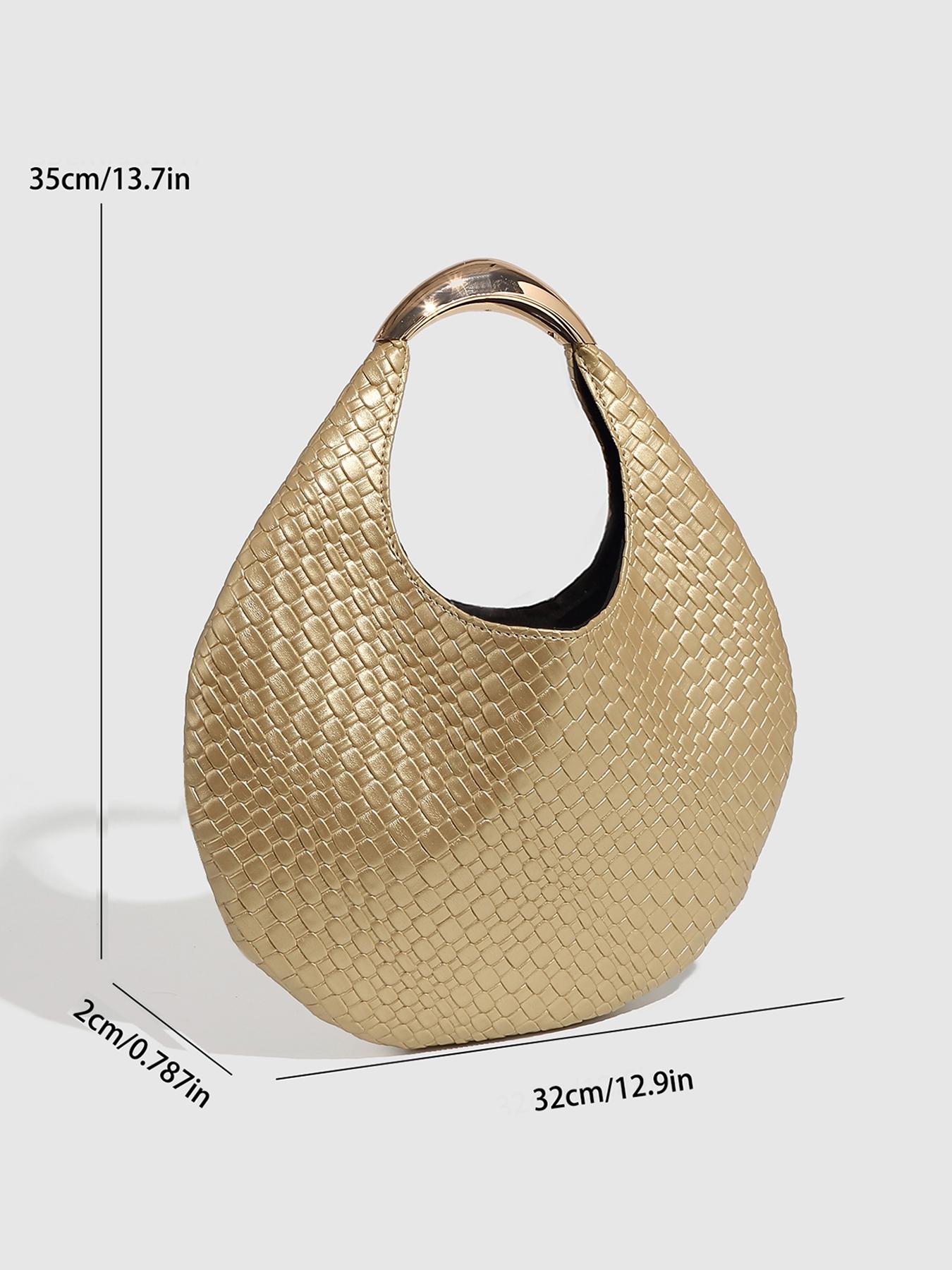 Women's Solid Color Stylish Versatile Bag, Fashionable Pu Leather Shoulder Bag for Daily Used, Versatile Daily Elegant Trendy Commuter Bag, Textured Handbag, Summer Pu Handbag