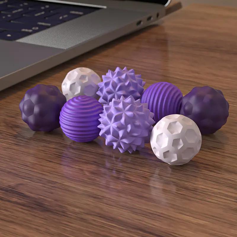 Silicone Magnetic Fidget Ball Set, 8pcs/set Fidget Relaxation Toys with Elastic Texture & Assorted Colors, Stress Relief Toys for Adults & Teens, Sensory Bundle, Stress Relief Fidgeting, Stress Relief Gadgets, Stress Relief Tools, Sensory Stress Reliever