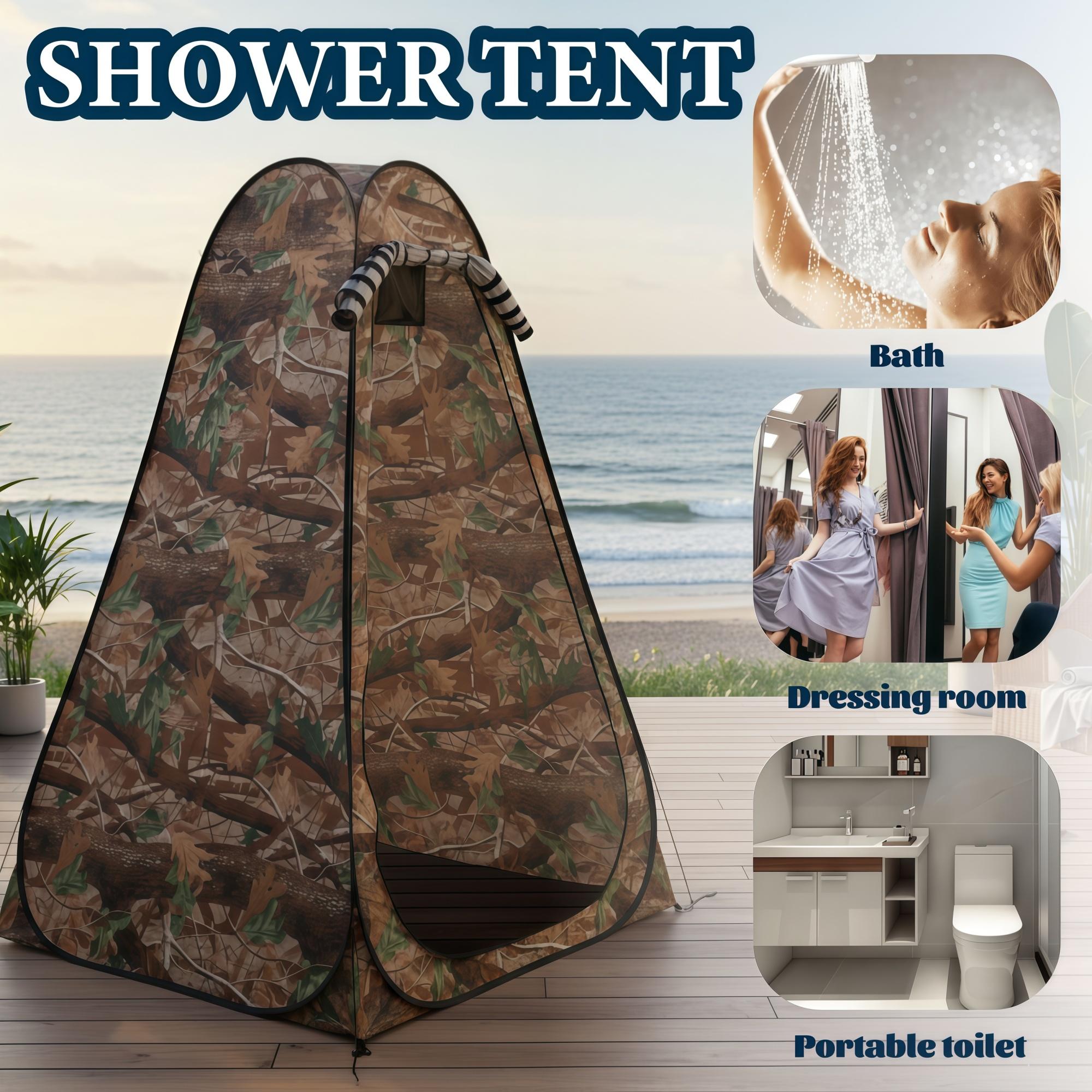 A practical, portable privacy solution for all your outdoor adventures! Quick setup, discreet camo design, and versatile use for camping, beach trips