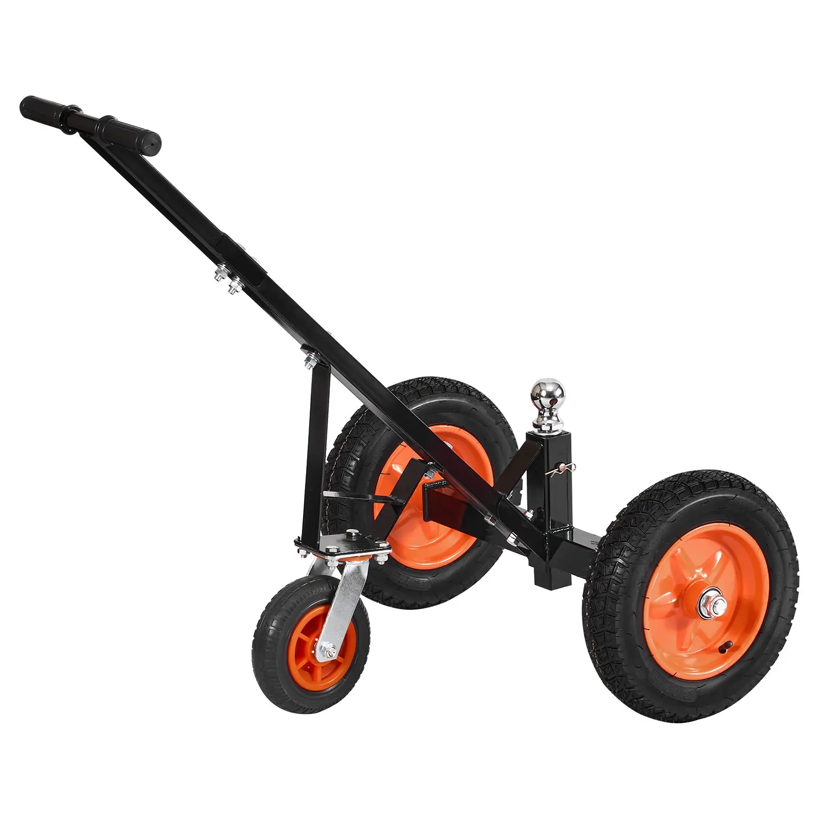 【Summerfinds】VEVOR Heavy Duty Trailer Dolly, 1000lbs Tongue Weight Capacity, Carbon Steel Construction, 2-in Ball, 14-in Pneumatic Tires, Portable Mover for RV Trailers