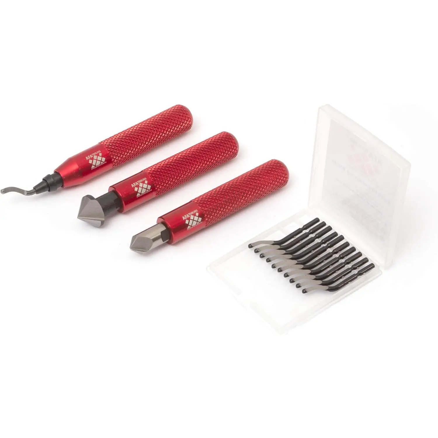- Deburring Tool & 2 Countersink Hand Reamers with 10  - Works  Metal, , PVC Pipes, Copper, Plastic and  Printed Edges - Plumbing &  Printing Burr Removal Reamer Tool