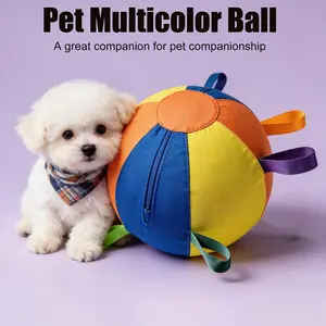 Ball-Shaped Dog Toy, Interactive Training Play Ball, Durable Chew Toy, For Small, Medium & Large Dogs