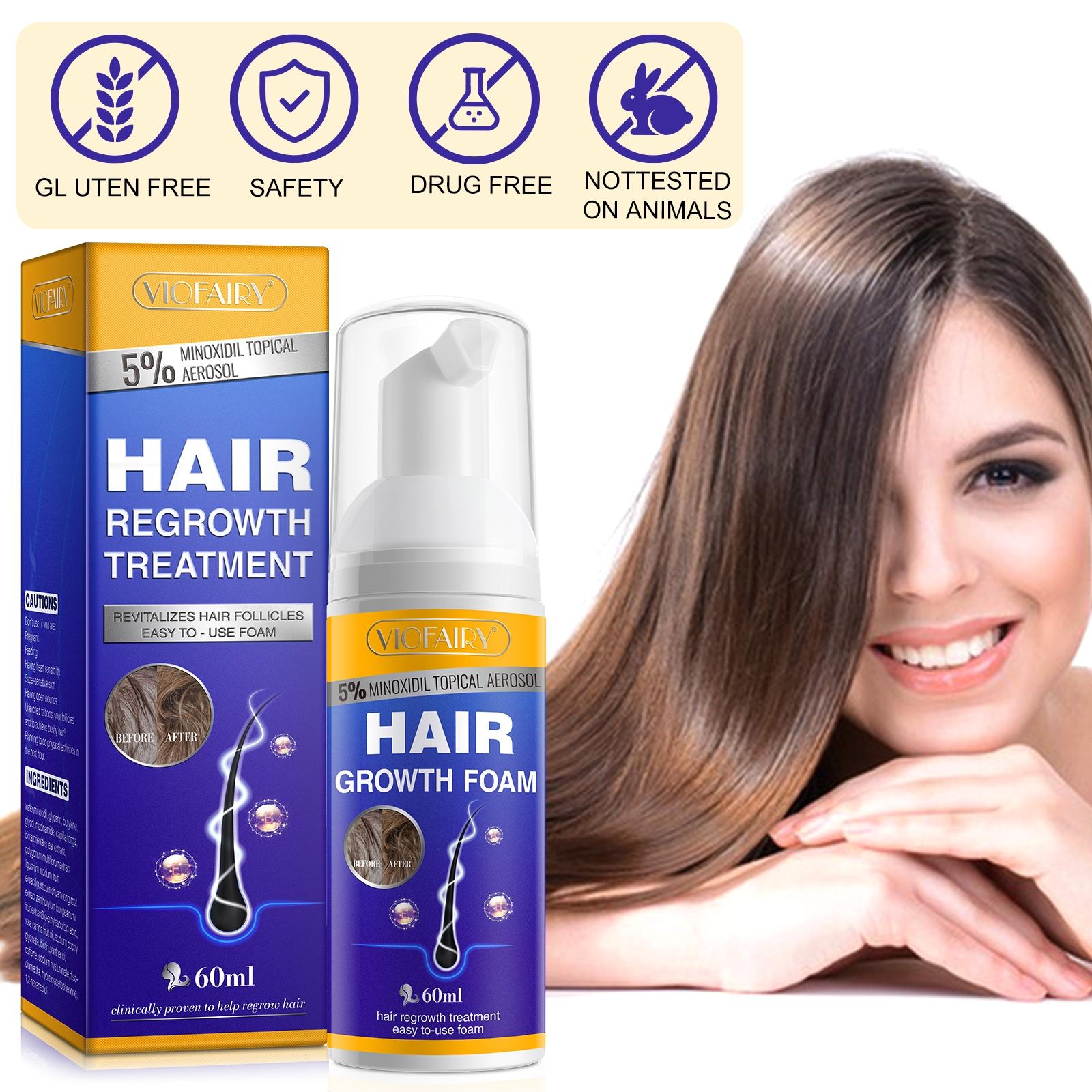 Viofairy Hair Mousse Volumizing Fine Hair for Thicker Hair, Nourishing Formula for Hair Strengthening and Volume, Ideal for Daily Use