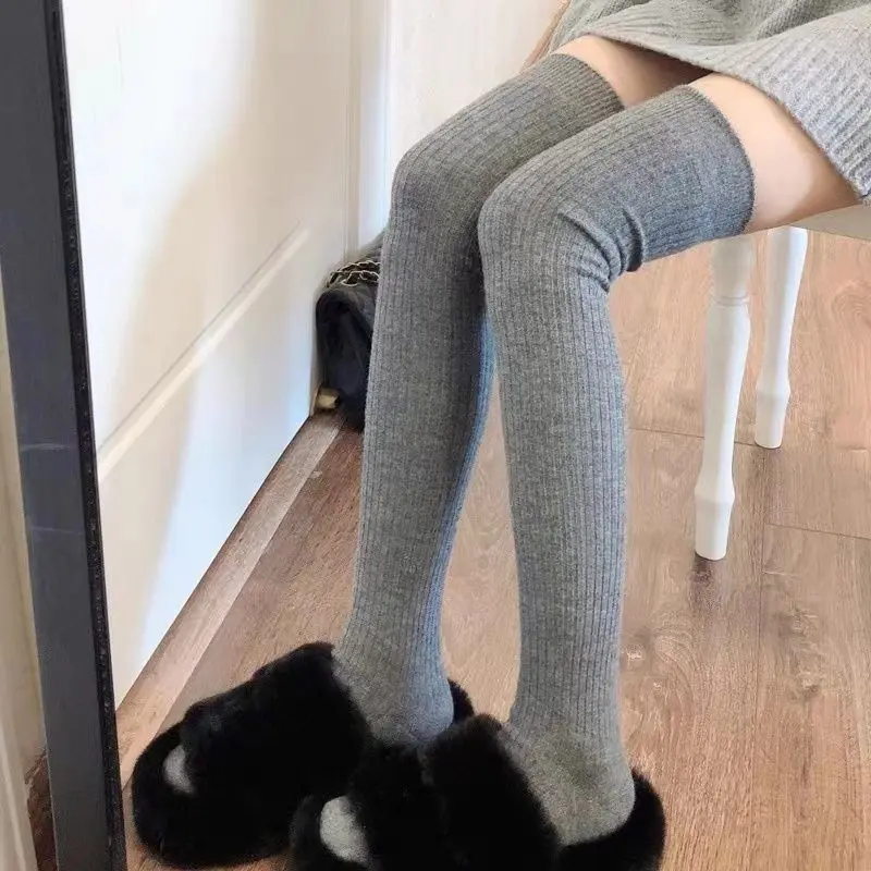 5/1PCS 2026 Autumn and Winter Essentials Over The Knee Socks for Women, Ribbed Thigh High Socks, Soft Warm Knit Knee High Socks for Fall Winter Outfits, Cute Legwear Accessories with Skirts, Dresses and Boots