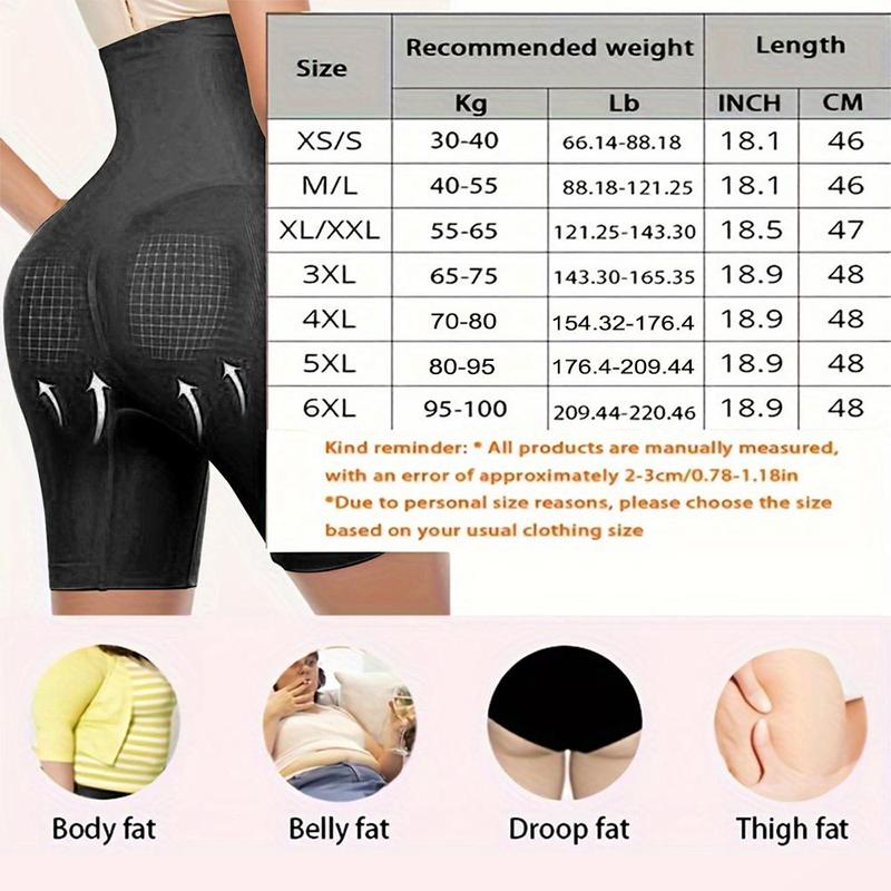 High Waisted Tummy Control Shapewear for Women, 1 Count Solid Color Breathable Butt Lifting Shorts, Sports Women Wear for Aerobics, Running, Yoga and Pilates, Corset Waist Shaper