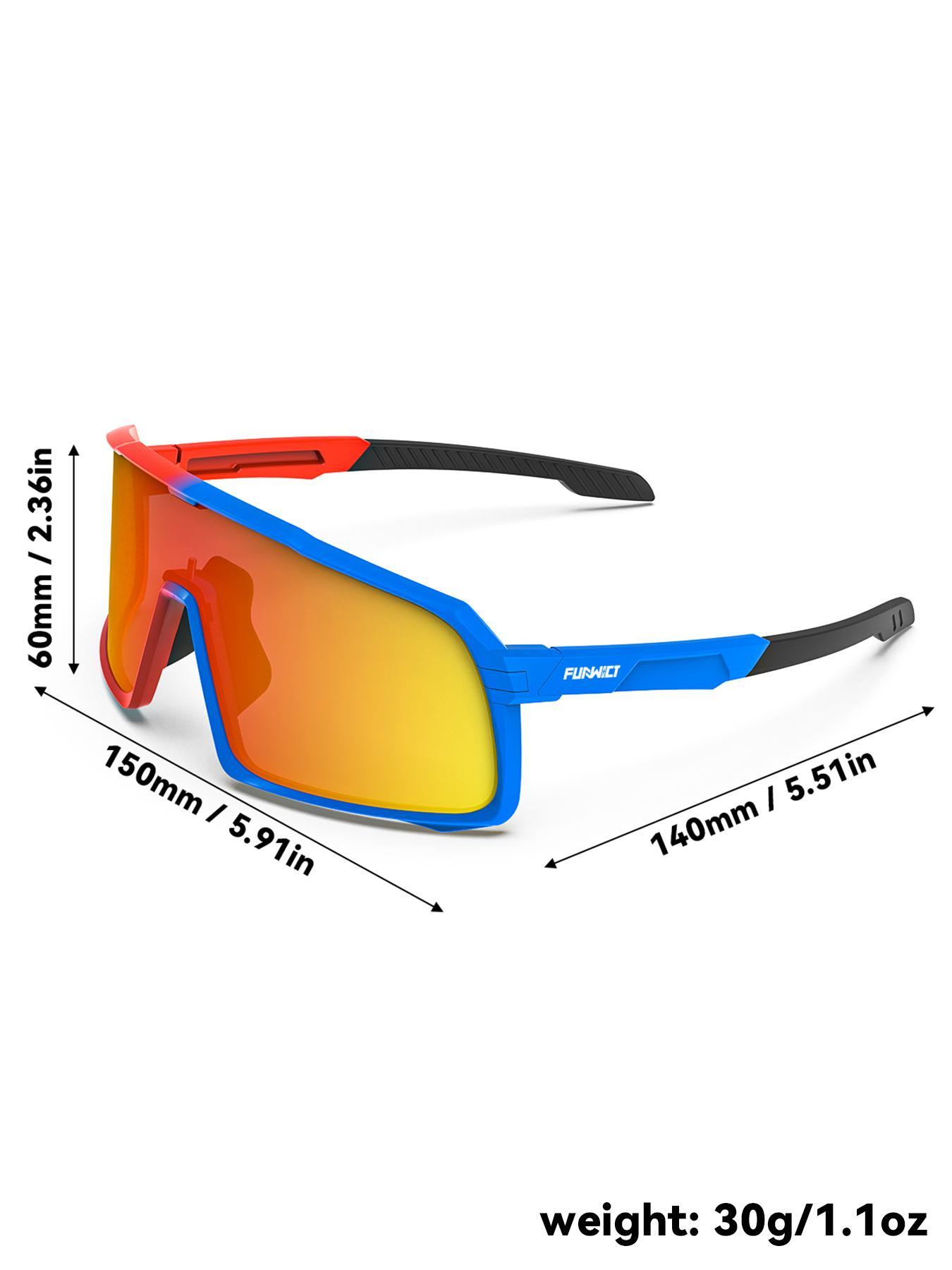 Polarized Sunglasses, Outdoor Sports Protective Glasses, Lightweight Eyewear for Cycling Fishing Hiking Jogging