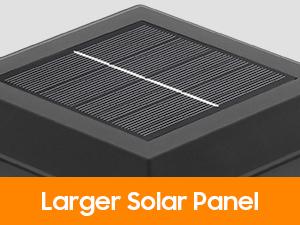 12-Pack Solar Post Lights with 2 Color Lighting, 16LEDs Post Cap Solar Lights Outdoor Waterproof, Fence Lights Solar-Powered for 4x4 4.5x4.5 5x5 Vinyl/Wooden Posts in Garden Stair Patio Deck