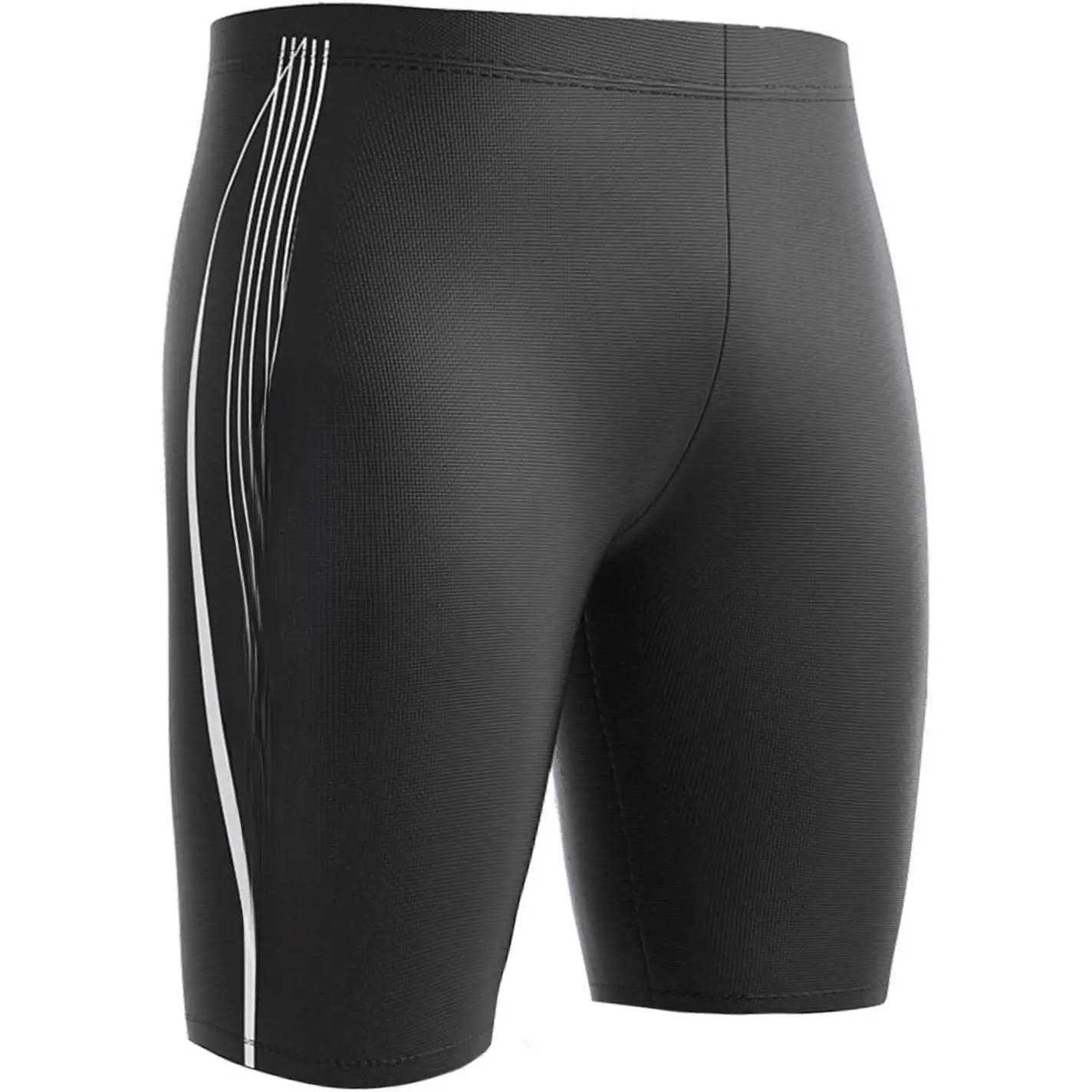 Men's Swim Jammers, Polyester Blend Competitive Swimsuit with Compression, Quick Dry and Chlorine Resistant for Training, High-End Fabric, Full Length, Quick Dry Care, Compression Fit, Long Coverage, Male Specific, Training Suits