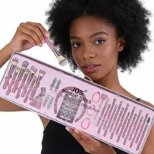 New JOS Diamond-Infused Makeup Brushes 32 Piece Set Premium Cosmetic Brushes for Professional Beauty Looks