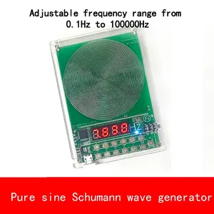 Schumann Wave Generator Adjustable Frequency 0.1-99999 Hz, Portable Mini Schumann Wave Earth Brainwave Device, Compact and Easy to Use