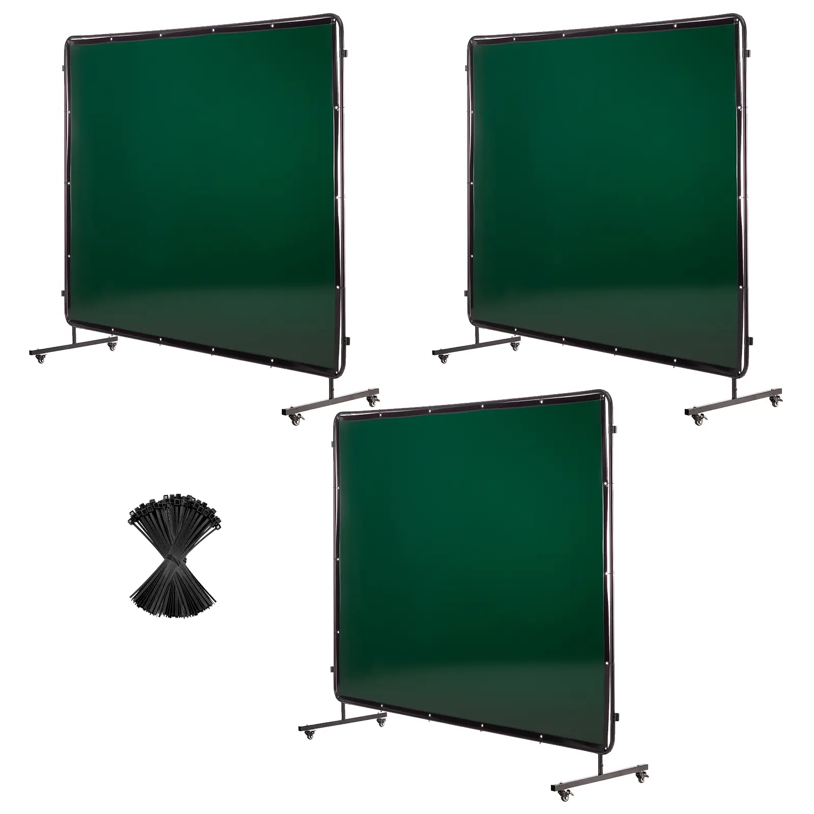 Welding Screen with Frame, Move with Ease, For Workshop/Industrial Use, Spacious Protection Area