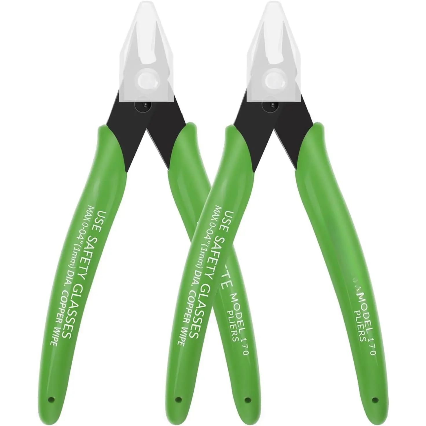 5 Inch Flush Cutters, 2 Pack Small Wire Cutters,  Flush Cut Pliers Side Cutters Snips Zip Tie Sprue  for  Making, Floral, Electronics, Model Craft, Filament,  Print