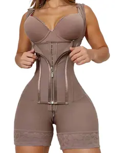 Women's High-Waisted Shapewear Bodysuit, High Waisted Girdles, Adjustable Straps, Waist Cinch, Butt Lifting, Daily Wear, Casual Style, All Seasons
