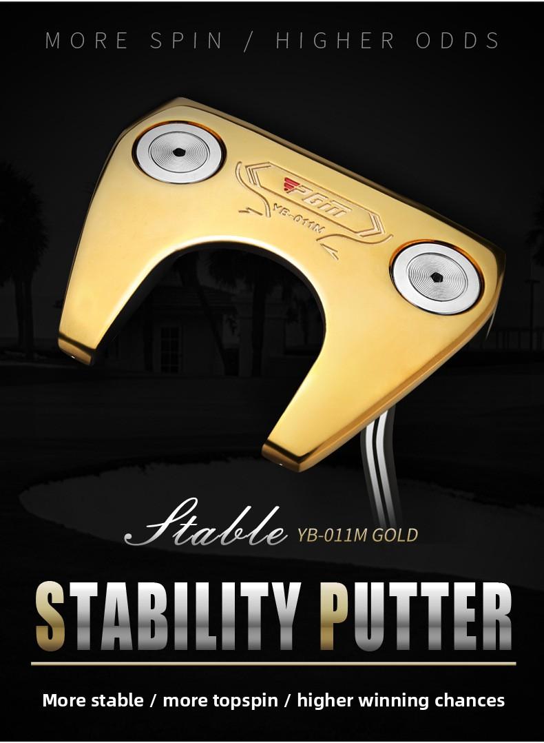 Golf Putter - Men's & Women's - Stainless Steel Stepless Shaft, Low Center of Gravity