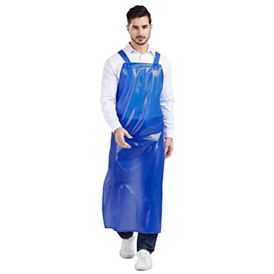 Nanxson Adjustable Heavy Duty PVC Waterproof Apron, Work Apron for Butcher, Dishwashing, Cleaning Fish Pet Grooming Factory