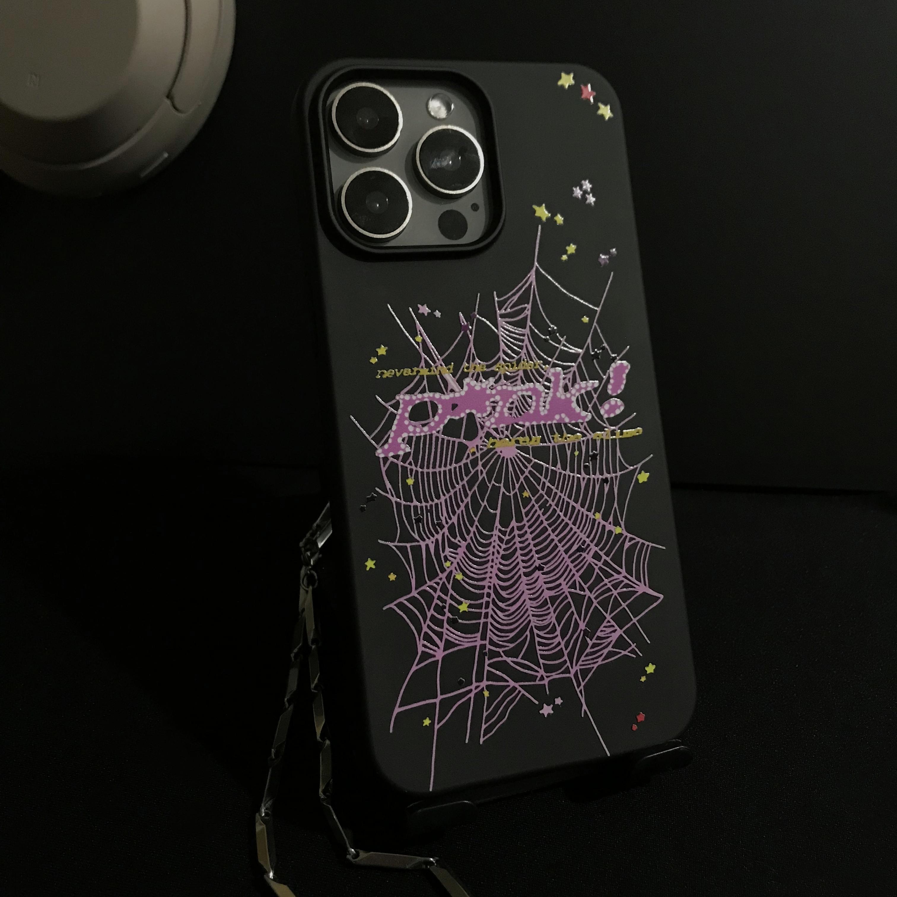 Pink Spider  Pink  Phone Cases Accessories Cover  Protect Your iPhone in Style with Our Stylish Tough Phone Case Handheld Protective