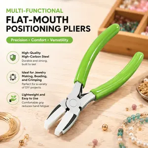 Professional Jewelry Pliers Set: Beading Tools, Wire Bending, Crimping, Shaping for DIY Craft & Electronic Assembly, Anti-Slip Durable Repair Kit