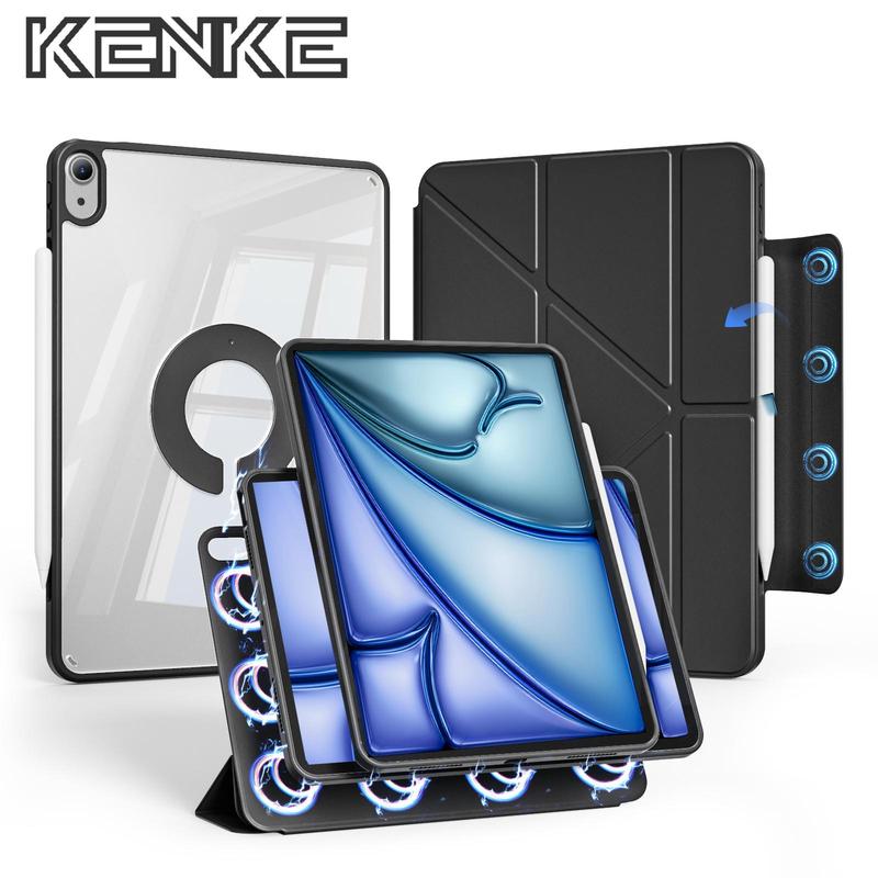 KENKE Magnetic Detachable Tablet Case, 1 Count Fashionable Tablet Protective Cover, Tablet Accessories Compatible with iPad Mini Air Pro Tablet Pc